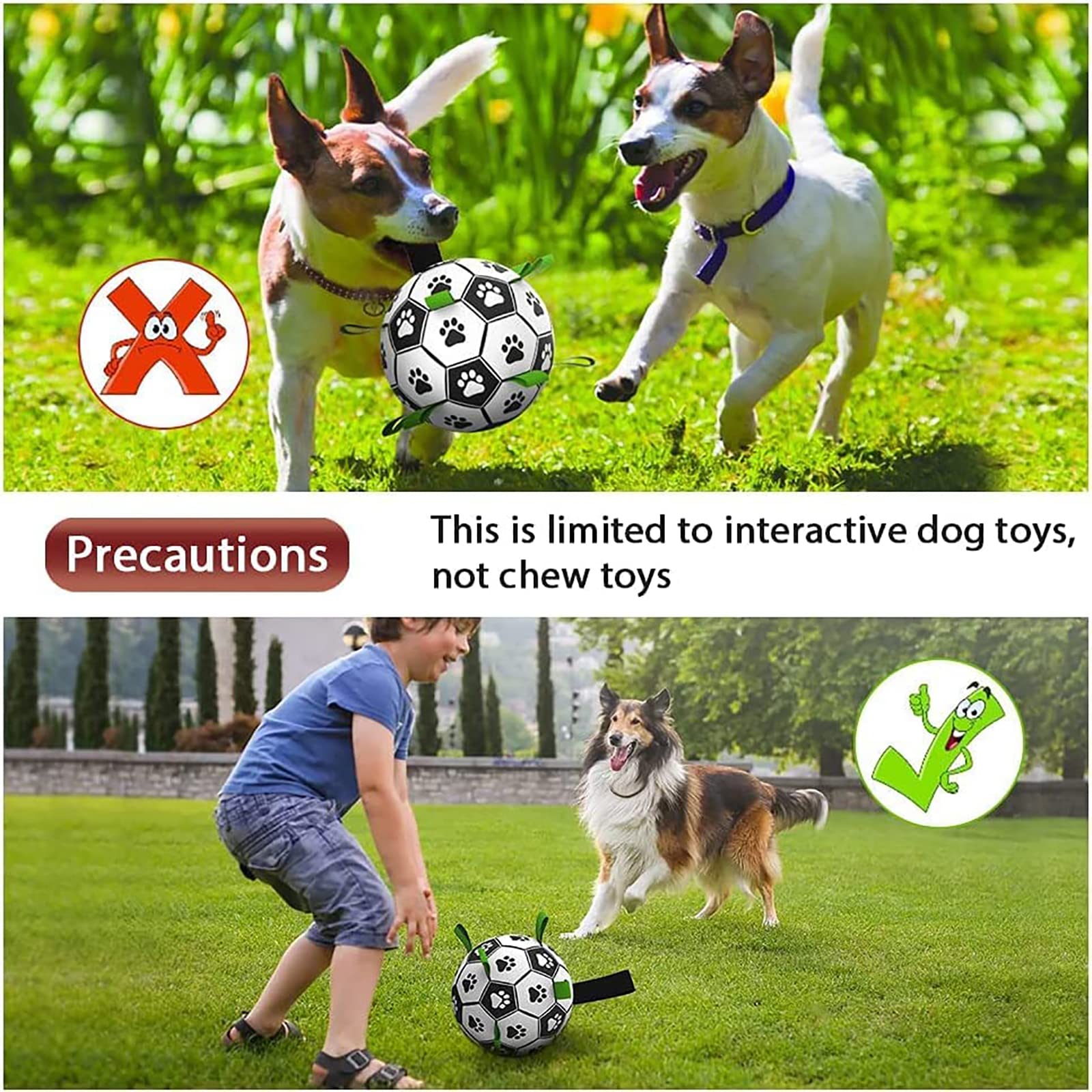 Interactive Dog Football Enrichment Toy