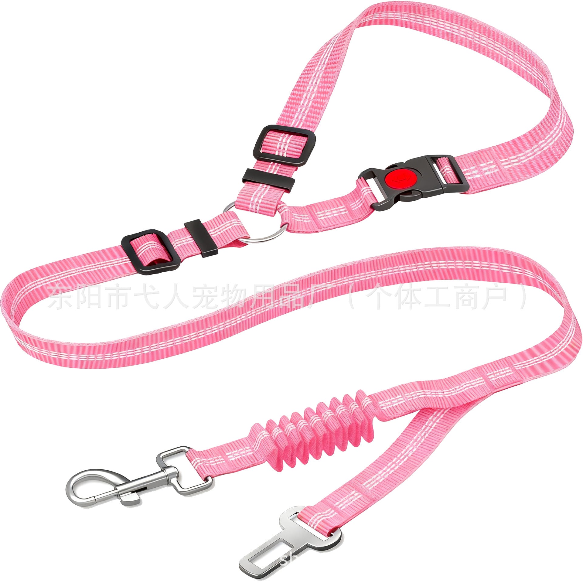 The Bestie Belt — Retractable Leash + Anti-Pull Dog Seatbelt